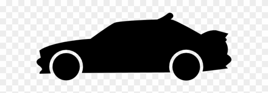 Race Car Clipart Silhouette - Png Download