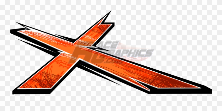 Strikeout Orange Vinyl Wrap Clipart