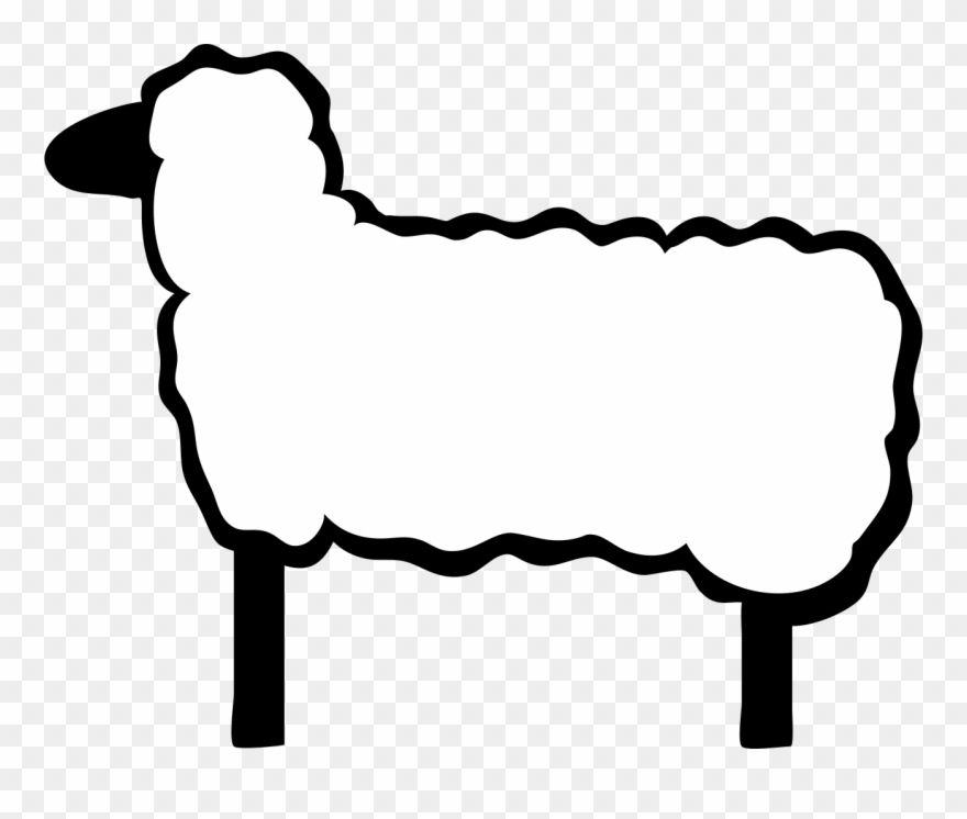 Clipart Of Sheep, Lamb And 2 Sheep - Png Download