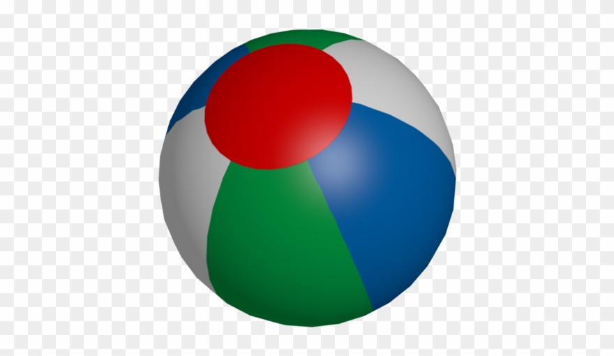 Beach Ball Clipart Bal - Png Download