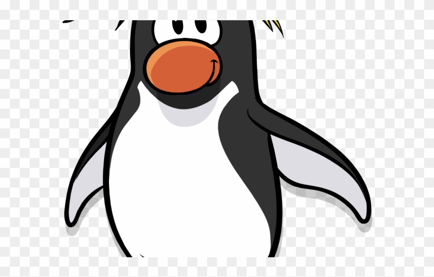 Rockhopper Penguin Clipart Black And White - Png Download