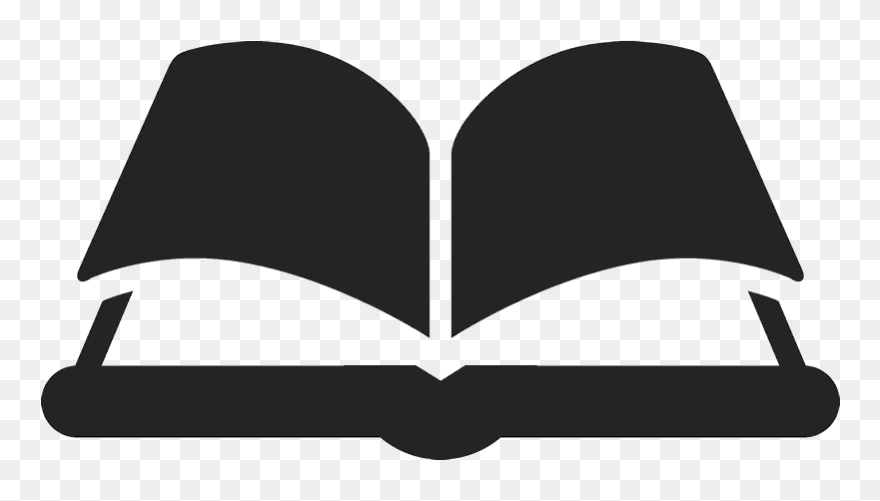 Open Book Rubber Stamp Clipart