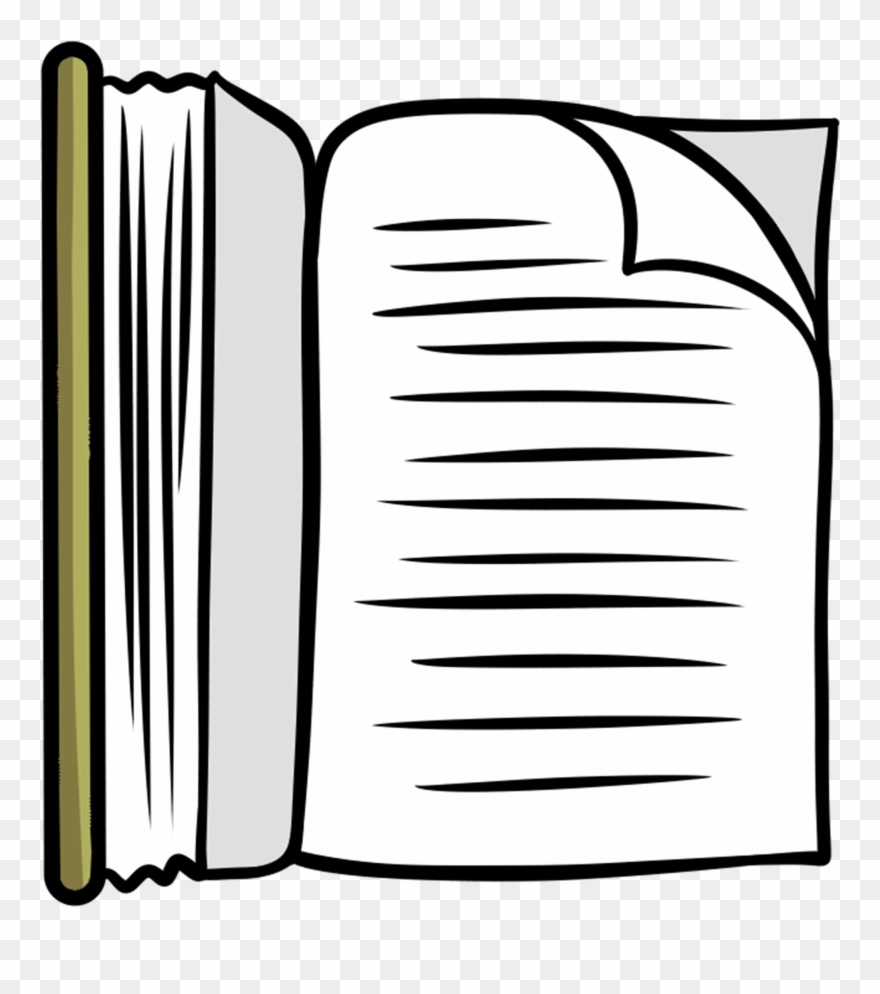 Open Book Clipart - Png Download