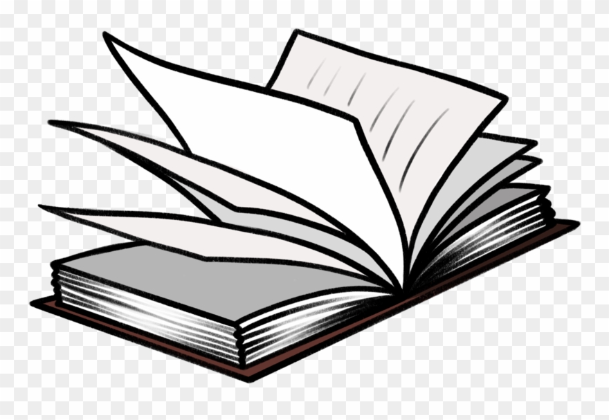 Open Book Clipart - Png Download
