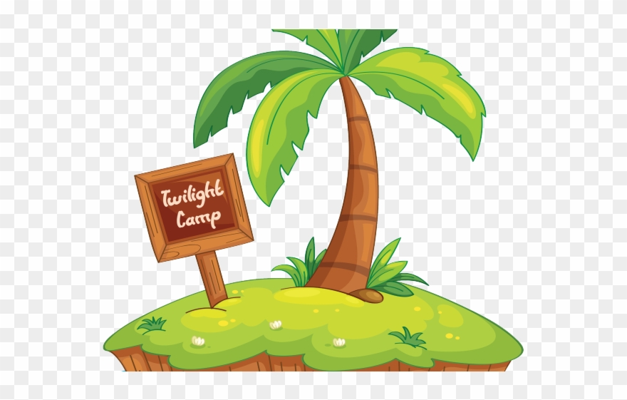 Twilight Clipart Night Beach - Png Download