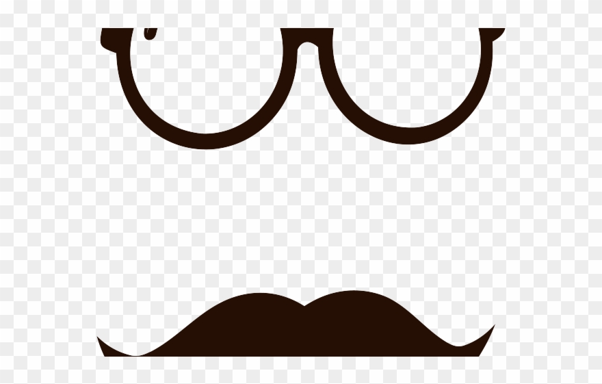 Moustache Clipart Transparent Background - Png Download