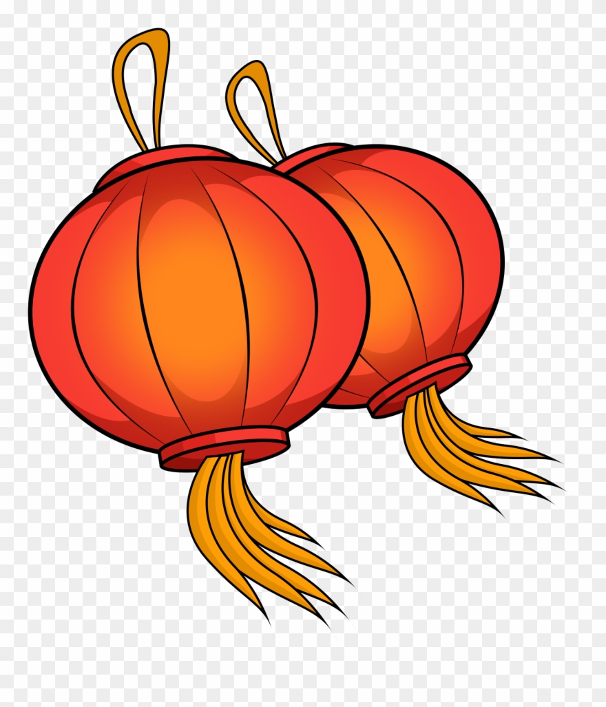 Red Festive Chinese Style Lantern Png And Psd Clipart