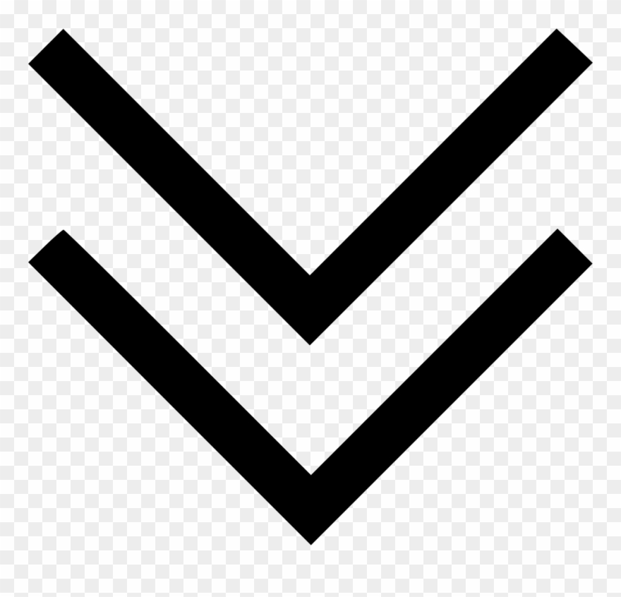 Chevron Double Down Comments Clipart