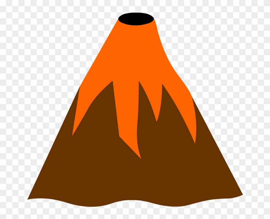 Volcano Clip Art Transparent - Png Download