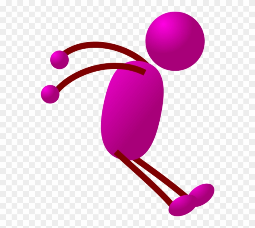 Free Download Stick Man Running Clipart Stick Figure - Png Download