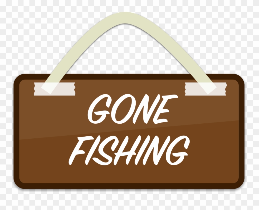 Gone Fishing Clip Art - Png Download