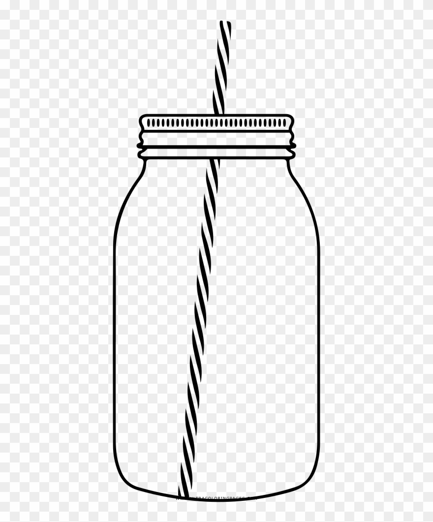 Jar Coloring Page Clipart