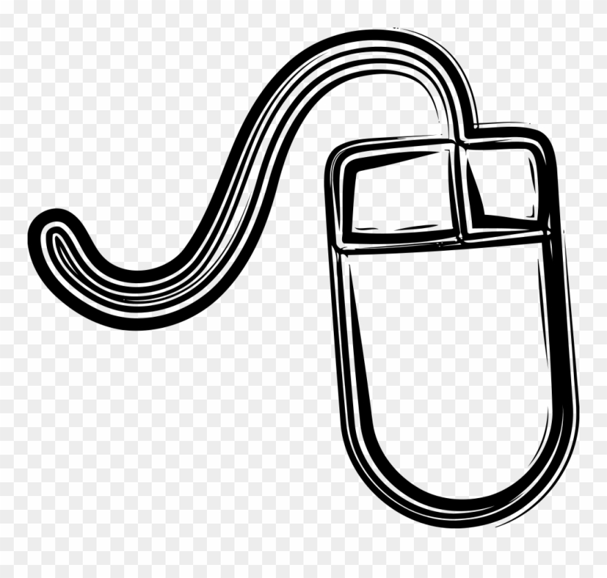 Sketched Mouse Clipart