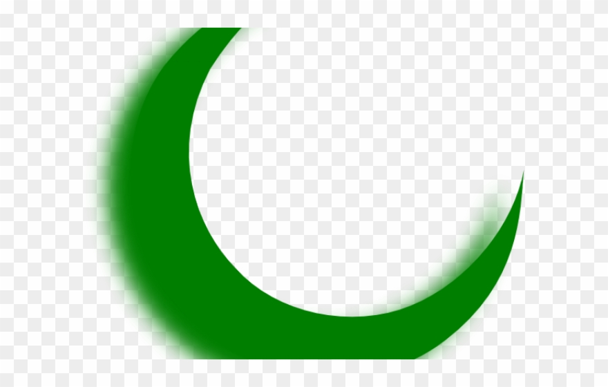 Moon Clipart Green - Png Download