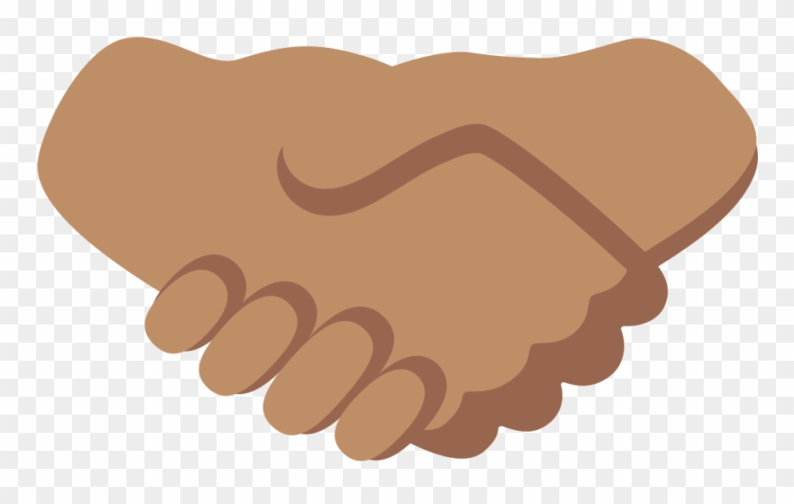 Hand Emoji Clipart Handshake - Png Download