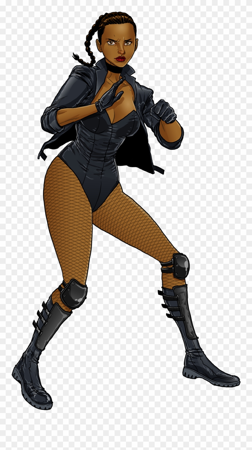 -in The 52 Multiverse, Black Canary Is African American, Clipart