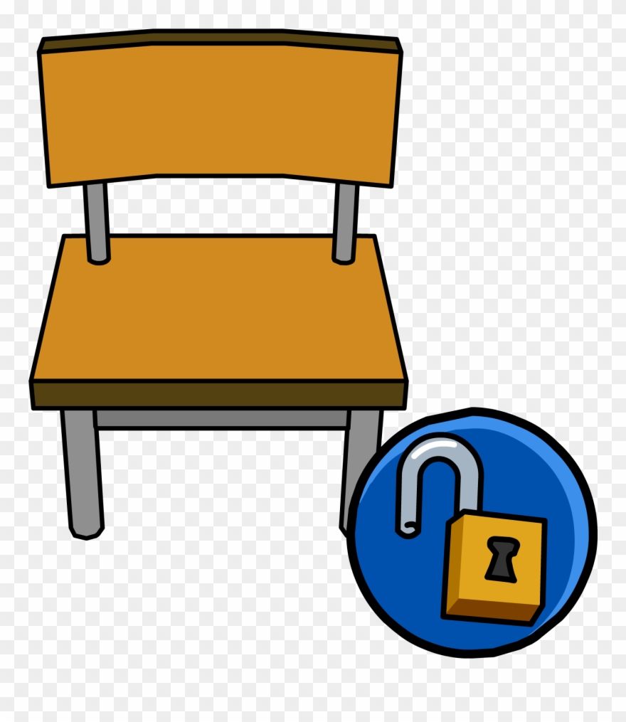 Furniture Clipart Student Chair - Png Download