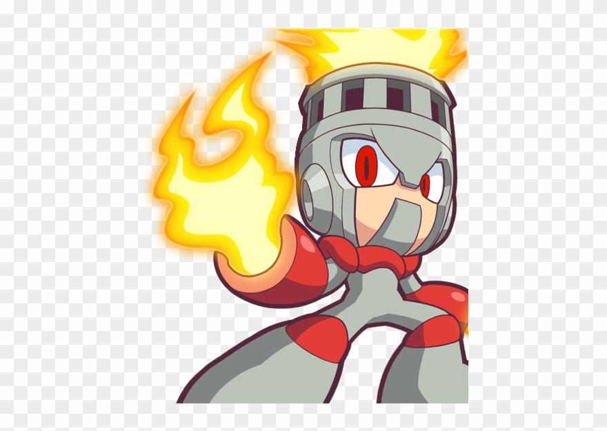 Mega Man Powered Up Fireman Clipart
