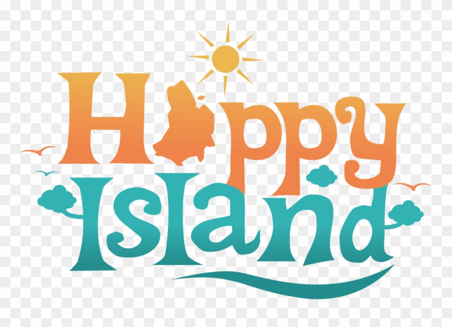 Happy Island Logo Clipart