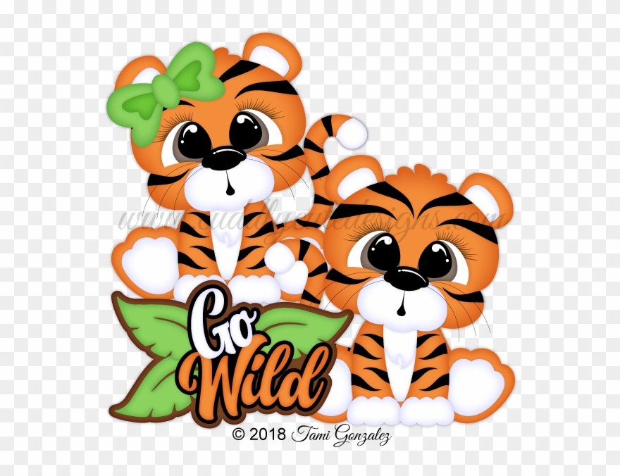 Zoo Cuties - Tigers Clipart