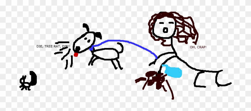 Well, A Evil Tree Rat Squirrel Ran Across The Street, Clipart