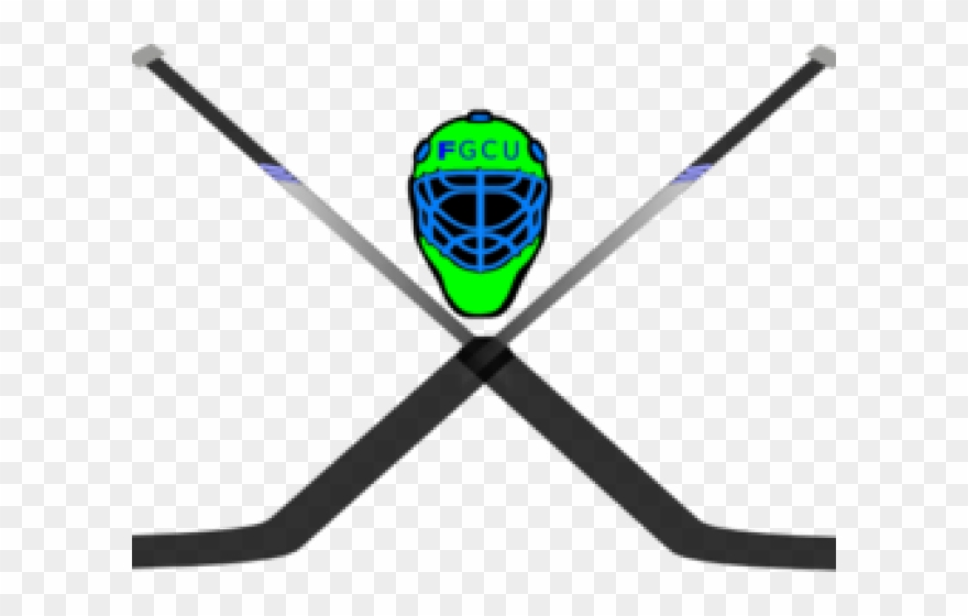 Hockey Clipart Lacrosse Stick Crossed - Png Download