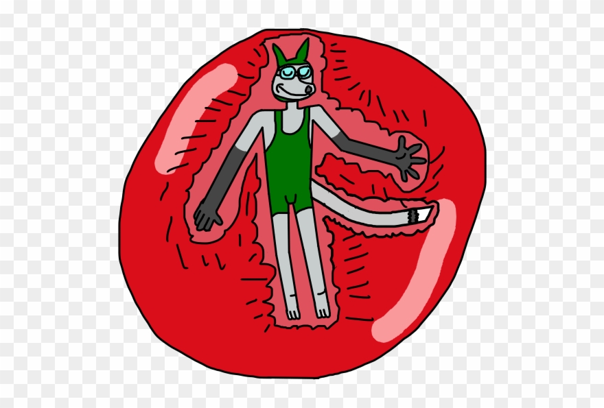 Ghost's Red Balloon Clipart