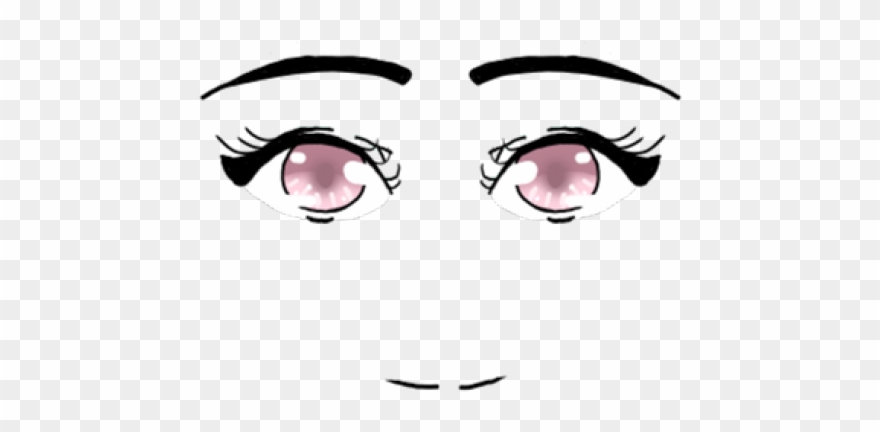 Pink Eyes Clipart Slightly - Png Download
