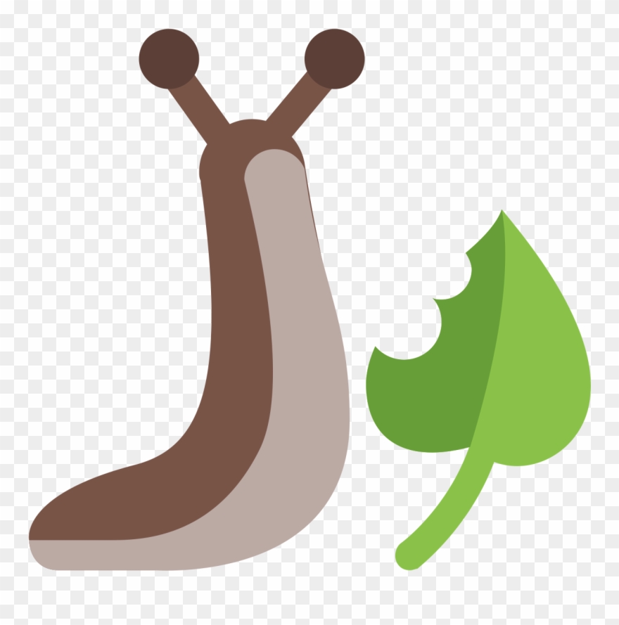 Slug Eating Icon Clipart