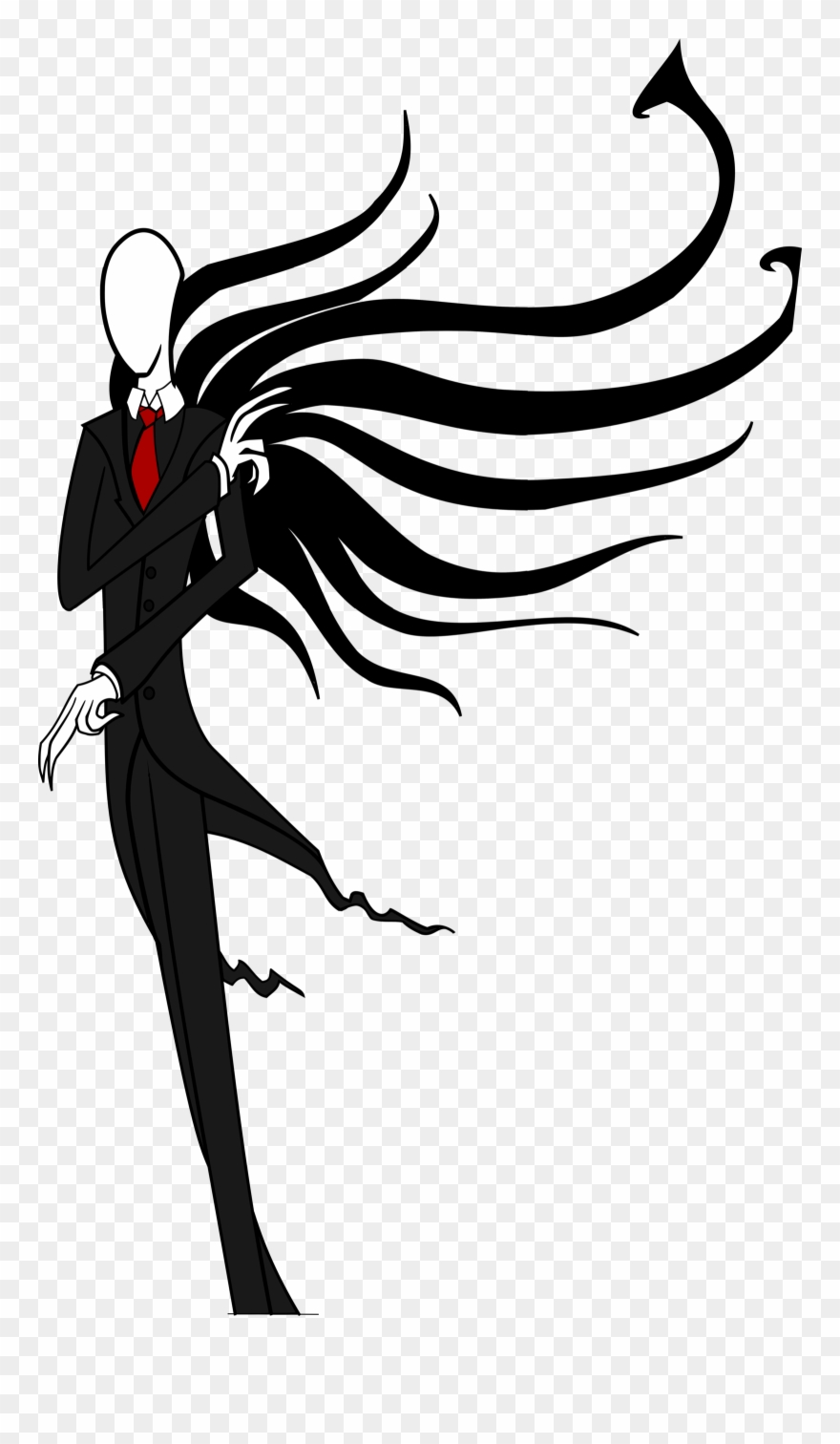 Slender Man Clipart Pixel Png Download 3164815 Pinclipart