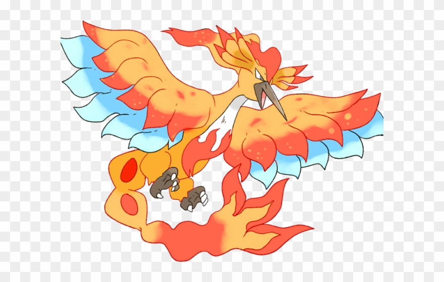 Pokemon Clipart Moltres - Png Download