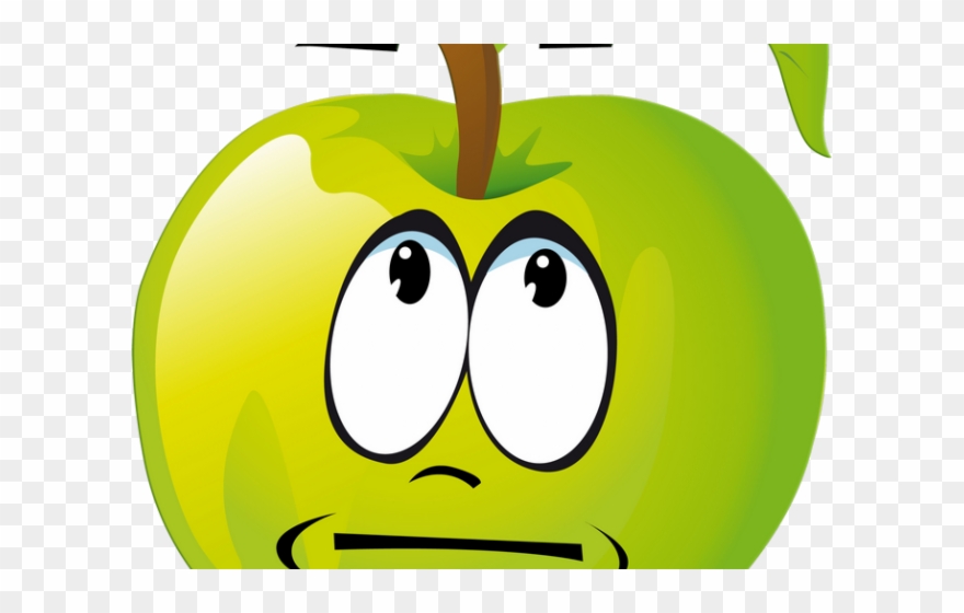 Emoji Face Clipart Apple - Png Download
