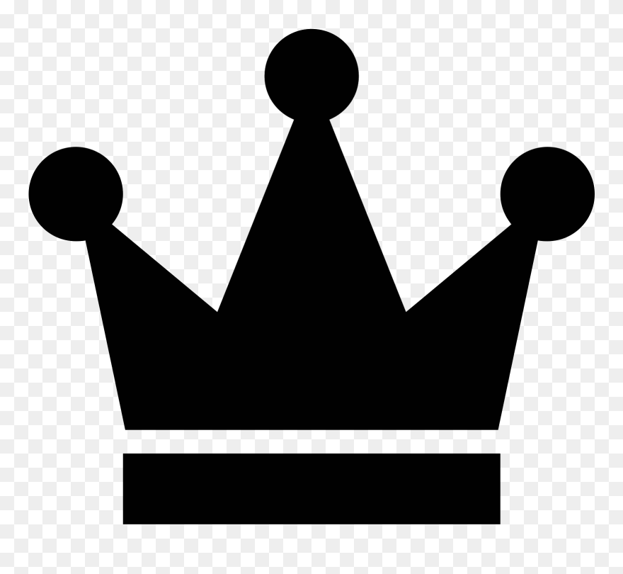 Crown Clipart Black And White - Png Download