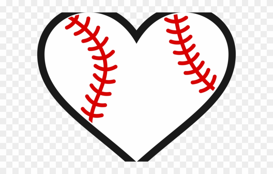Hearts Clipart Softball - Png Download