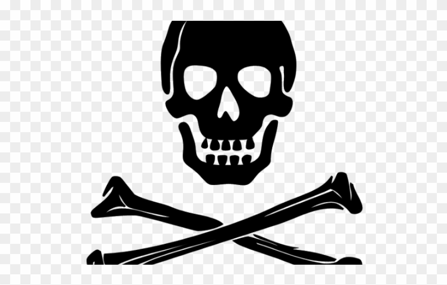Skull Clipart Cross - Png Download
