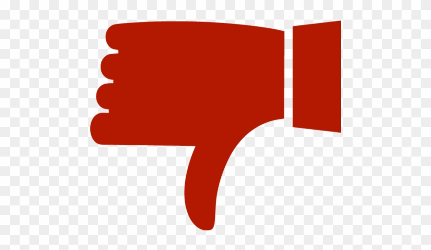 Thumbs Down Icon Clipart