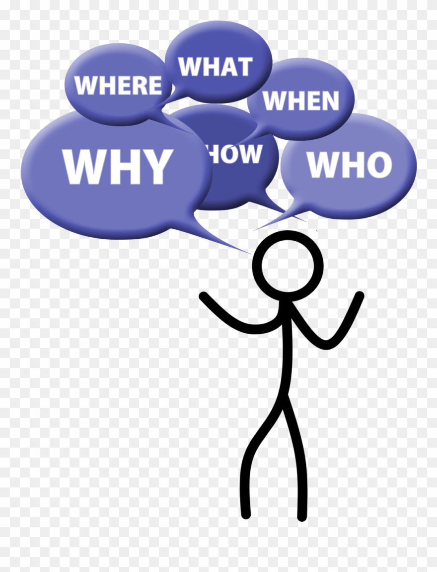 Transparent Question Man Clipart
