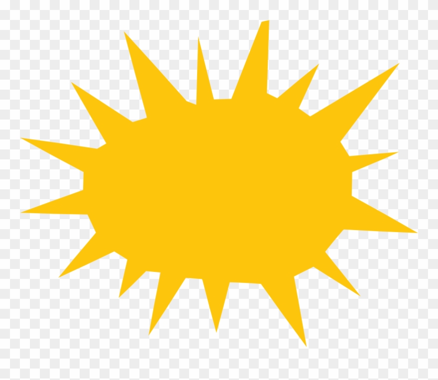 Clipart Sunshine - Hd 2400×1903 - Png Download