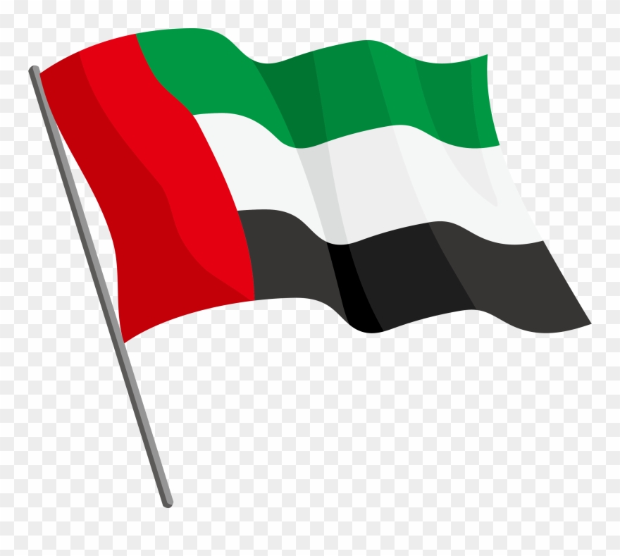 The United Arab Emirates Clipart Flag - Png Download