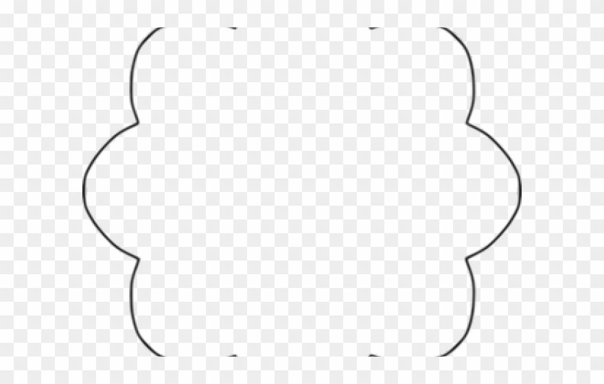 White Flower Clipart Outline - Png Download