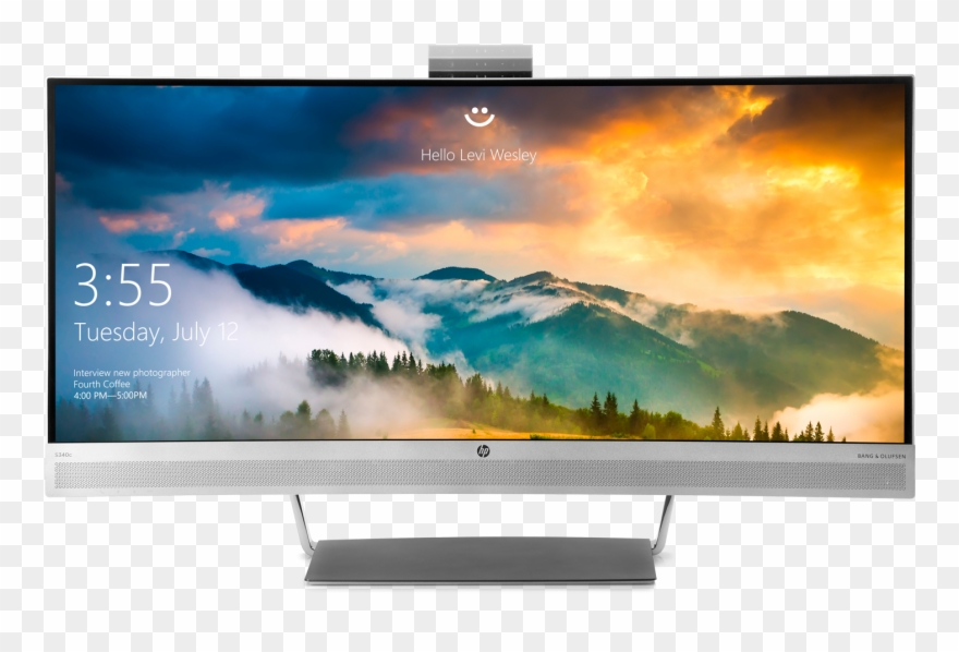 Review Hp Envy 24 Hp Envy 34 Curved Display Clipart