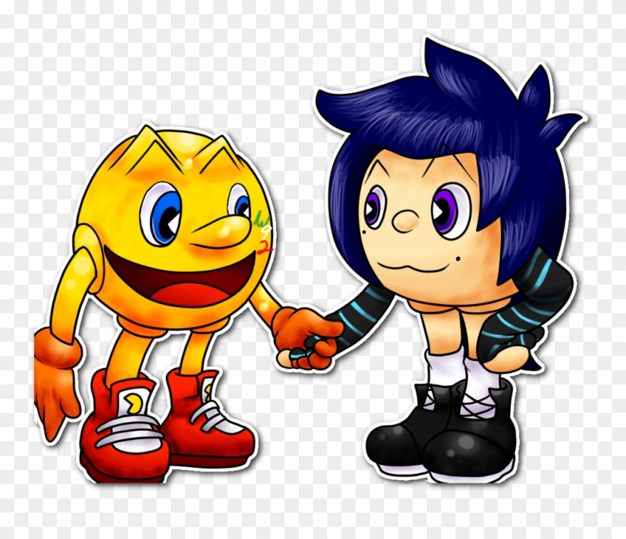 Angel With Pac Man Clipart