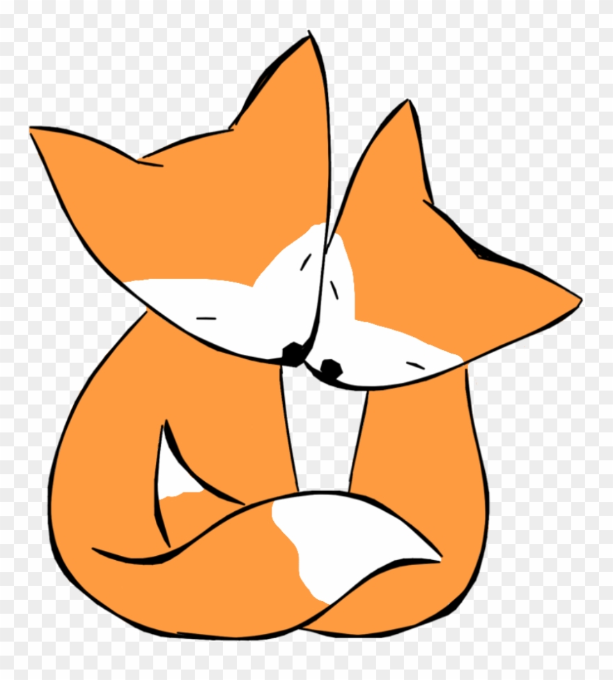 Cute Fox Clip Art - Png Download