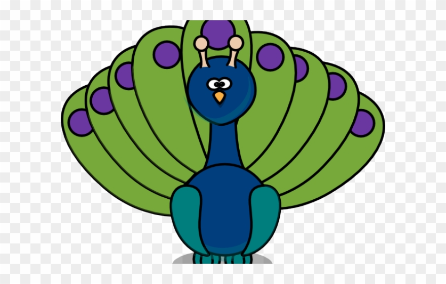 Peacock Clipart Peace - Png Download