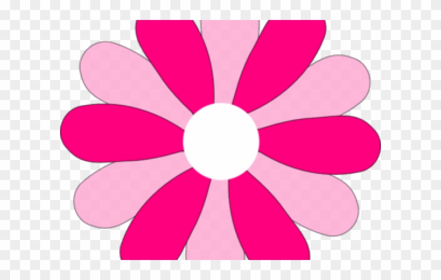 Pink Daisy Clipart - Png Download