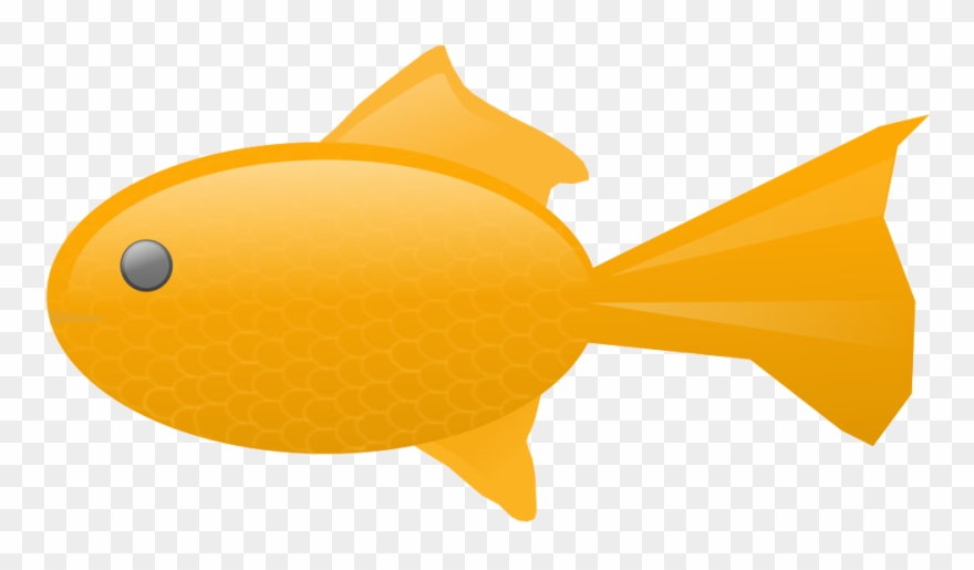 Goldfish Clipart Yellow - Png Download