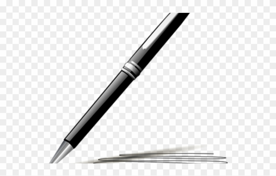 Notebook Clipart Quill - Png Download