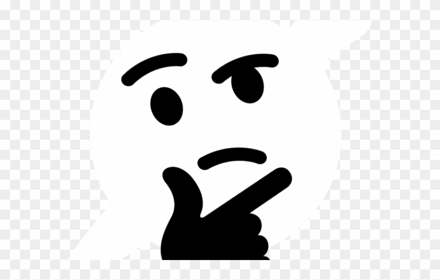 Hand Emoji Clipart Black And White - Png Download