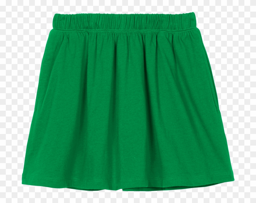 Child Wearing The Pocket Skirt In Kids Size 2 And Color Clipart