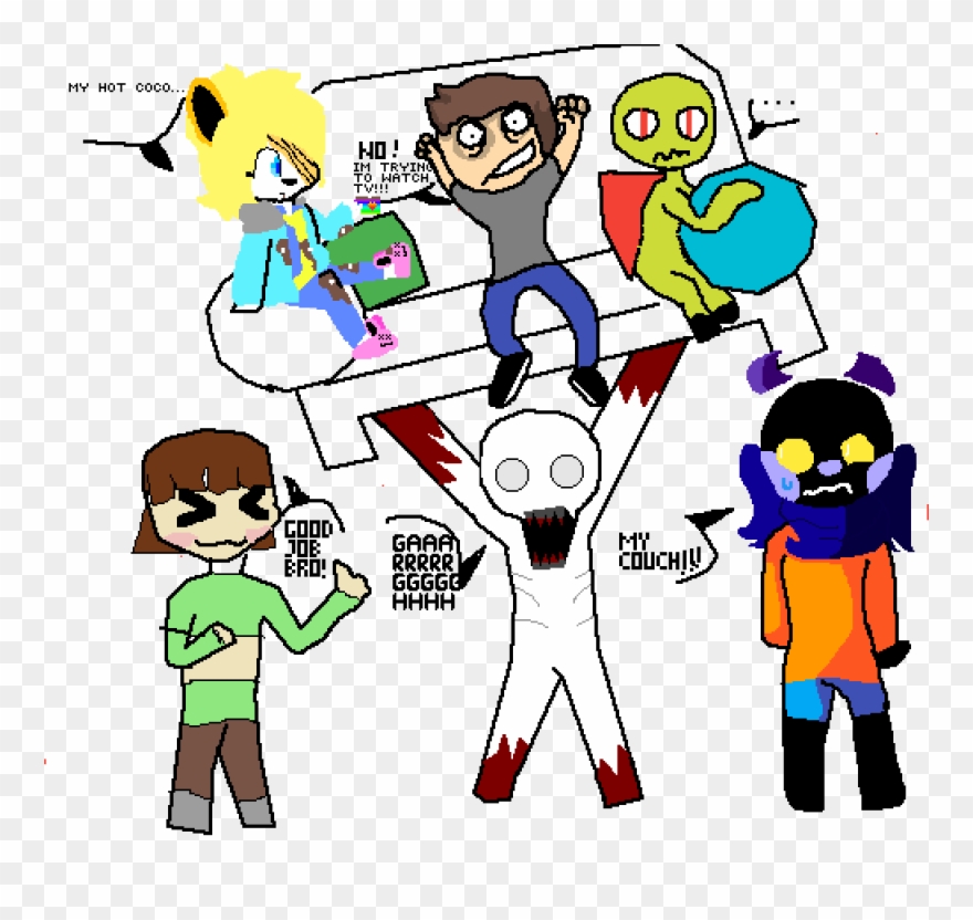 Weird Couch Cleaner Clipart